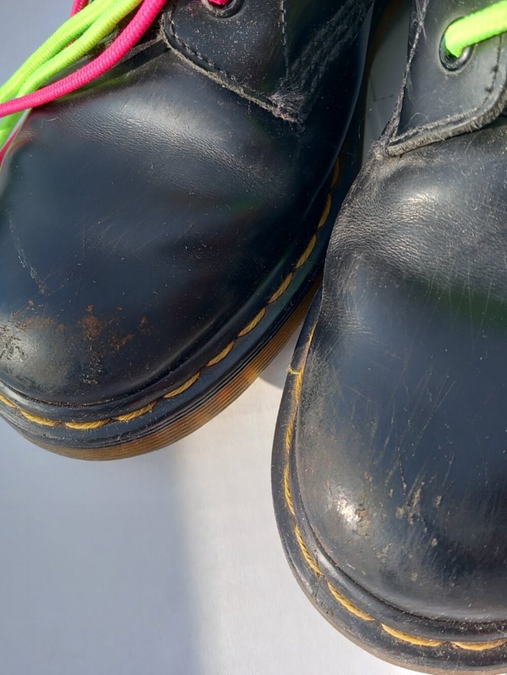 Dr. Martens Air Wair Men's 7/US Women's 6 Black Leather Hiking Boot Lace Up - Picture 7 of 15